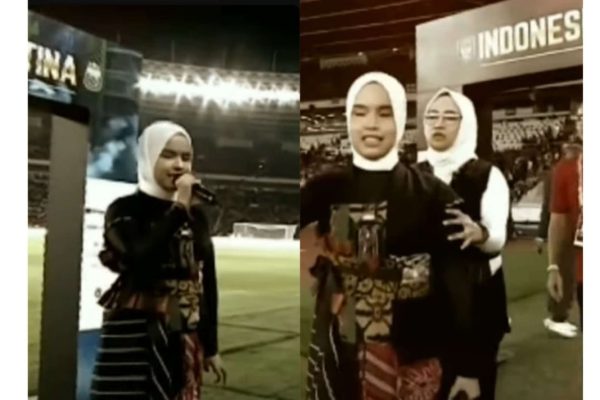 Suara Merdu Putri Ariani Tak Terdengar di Televisi Saat Pembukaan Laga Indonesia vs Argentina