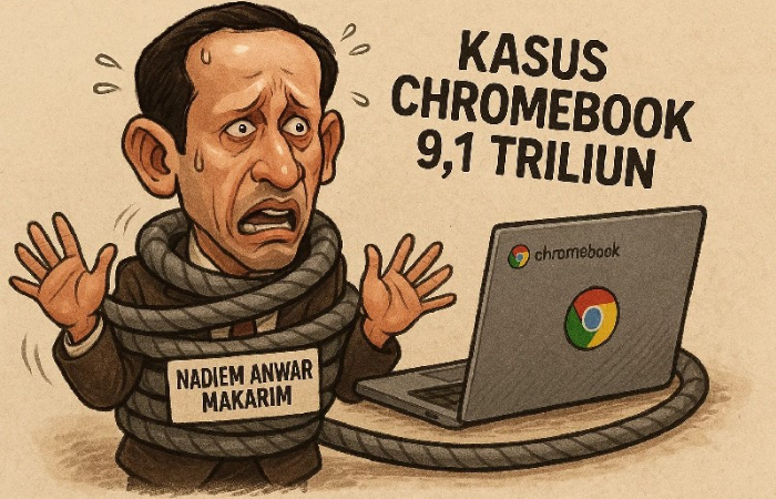 Peran Nadiem Makarim dalam Kasus Chromebook